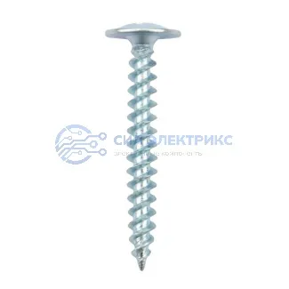 фото Саморез с прессшайбой ПШС острый 4,2х32, пакет (500 шт/уп) KRANZ