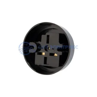 фото Розетка РШ для электрической плиты 32 А, 250 В, 2Р+РЕ (ОУ) черная REXANT