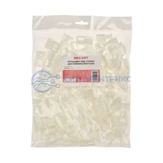 фото Площадка под стяжку для прямого монтажа, белая (100 шт/уп) REXANT