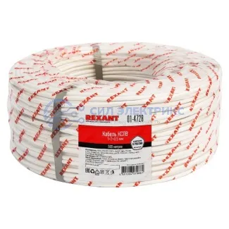 фото Кабель сигнальный КCПB 1x2х0,5 мм (бухта 500 м) REXANT