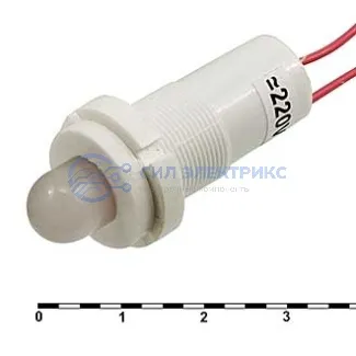 фото Лампа коммутаторная СКЛ-18.1Б-2 СИНИЕ 220В (201*г)