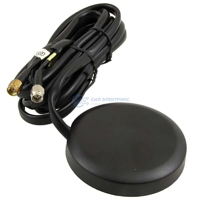 GPS/GSM-антенна GPS/AMPS(GSM), кабель RG174 3 м, SMA-P фото GPS/GSM-антенна GPS/AMPS(GSM), кабель RG174 3 м, SMA-P