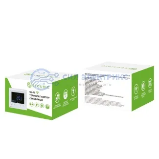 фото Wi-Fi терморегулятор сенсорный SECURIC