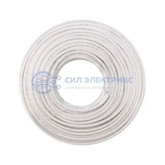 фото Кабель коаксиальный Кабель коаксиальный RG-6U, 75 Ом, CCS/Al/Al, 64%, 100 м, INDOOR, белый, REXANT