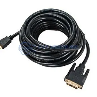 фото Шнур HDMI - DVI-D, 10м, gold, с фильтрами REXANT