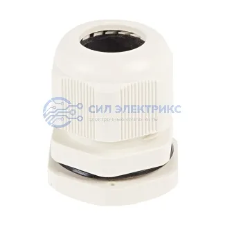 фото Кабельный ввод Кабельный ввод PG-29 (18-25мм) серый, комплект (2 шт/уп) REXANT