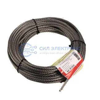 фото Трос нержавеющий d=5 мм, (моток 20 м) REXANT