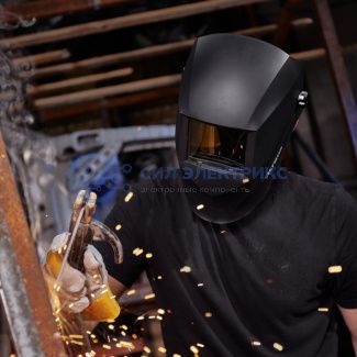 фото Маска сварщика с черным минеральным стеклом DIN 9 KRANZ