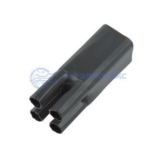 Термоусаживаемая перчатка на 4 жилы 90,0/45,0 мм черная REXANT фото Термоусаживаемая перчатка на 4 жилы 90,0/45,0 мм черная REXANT