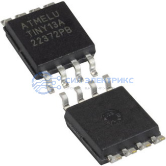 фото Контроллер ATTINY13A-SU MCHP, 1 КБ Flash, 64 Б RAM, корпус SOIC-8