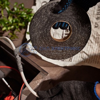 фото Изолента х/б 15х0,35 мм (ролик 30 м/300 г) (1-ПОЛ) REXANT