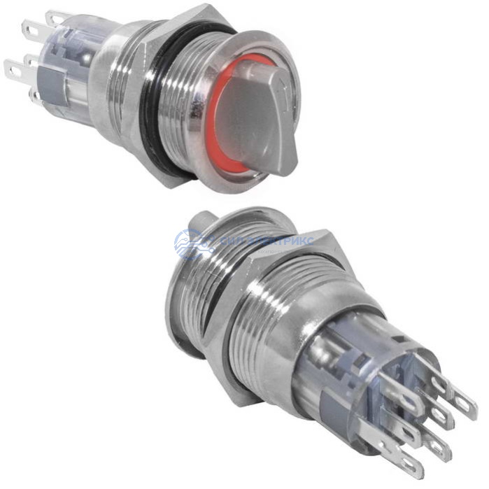 Кнопка антивандальная LAS2-AGQ-11X/31/R/N on-on фото Кнопка антивандальная LAS2-AGQ-11X/31/R/N on-on