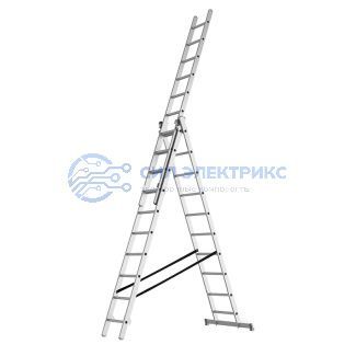 фото Трехсекционная промышленная лестница 3x10 REXANT