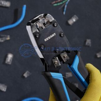 фото Кримпер для обжима REXANT HT-500R ТАЙВАНЬ 8P8C, 6P4C