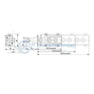 фото Пульт кнопочный ПK-6 на 6 кнопок IP54