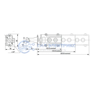 фото Пульт кнопочный ПK-6 на 6 кнопок IP54
