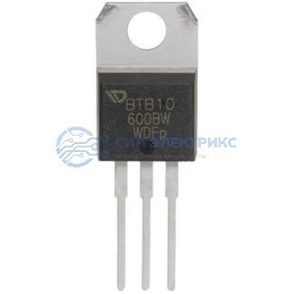 фото Симистор BTB10-600BW, 600 В, 10 А, корпус TO-220AB