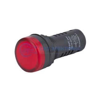 фото Индикатор световой ND16-22D/4C красный, встр. конденсатор, IP65 АС380В (R)