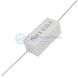 RX27-1 12 Ом 5W 5% / SQP5 фото RX27-1 12 Ом 5W 5% / SQP5