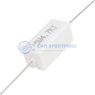 Резистор мощный постоянный RX27-1, 4.7 кОм, 5 Вт, допуск 5%, серия SQP5 фото Резистор мощный постоянный RX27-1, 4.7 кОм, 5 Вт, допуск 5%, серия SQP5