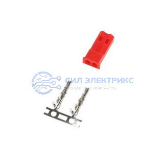 фото Разъем питания низковольтный SYP-2pinF 2.54mm+Terminal