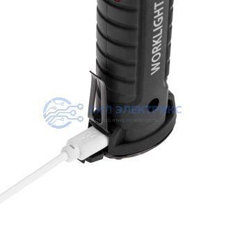 фото Фонарь многофункциональный с магнитом, крюком и клипсой, маленький REXANT