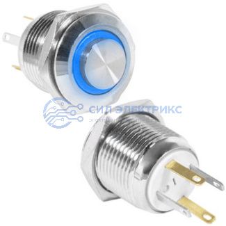 фото Кнопка антивандальная GQ16H-10E/JL/B/N off-(on)