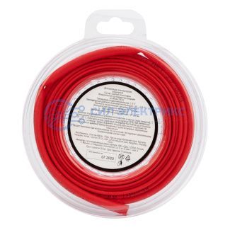 Трубка термоусаживаемая ТУТ нг 4,0/2,0мм, красная, ролик 2,44м REXANT фото Трубка термоусаживаемая ТУТ нг 4,0/2,0мм, красная, ролик 2,44м REXANT