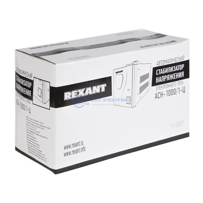 Стабилизатор напряжения AСН-1000/1-Ц REXANT фото Стабилизатор напряжения AСН-1000/1-Ц REXANT