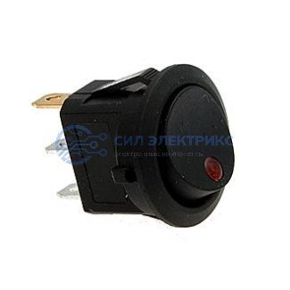 фото Клавишный переключатель KCD1-101EN-8-R/3P, on-off, красный, номинальное напряжение 250 В, ток 6 А