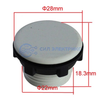 фото Заглушка для отверcтия 22 мм