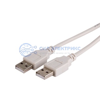 Кабель USB (шт. USB A - шт. USB A) 1.8 метра, серый REXANT фото Кабель USB (шт. USB A - шт. USB A) 1.8 метра, серый REXANT