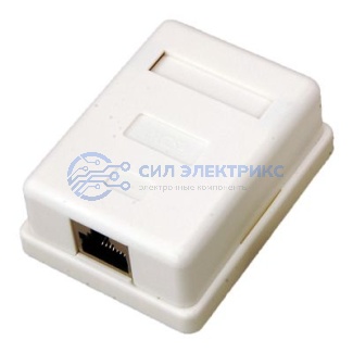 Розетка компьютерная внешняя 1-порт FTP RJ-45 (8P8C), CAT 5e REXANT фото Розетка компьютерная внешняя 1-порт FTP RJ-45 (8P8C), CAT 5e REXANT