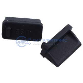 фото Разъем Rubber plug USB A 02 black