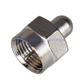 фото Разъем антенный, штекер F - заглушка (2шт.) REXANT