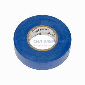 фото Изолента ПВХ профессиональная, 0,18х19 мм, 20 м, синяя KRANZ