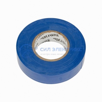 фото Изолента ПВХ профессиональная, 0,18х19 мм, 20 м, синяя KRANZ