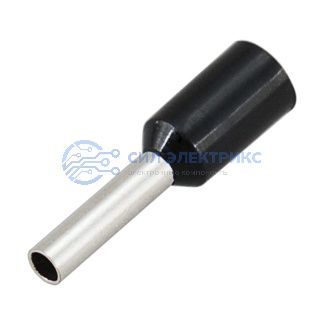 Наконечник штыревой втулочный изолированный F-8 мм 1.5 мм² (НШВи 1.5-8 / Е 1,5-8 / E1508) черный, в упак. 10 шт. REXANT фото Наконечник штыревой втулочный изолированный F-8 мм 1.5 мм² (НШВи 1.5-8 / Е 1,5-8 / E1508) черный, в упак. 10 шт. REXANT