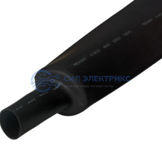 фото Трубка термоусаживаемая ТУТ нг 35,0/17,5мм, черная, упаковка 10 шт. по 1м REXANT