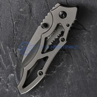 фото Нож складной Коготь полуавтоматический Titanium REXANT