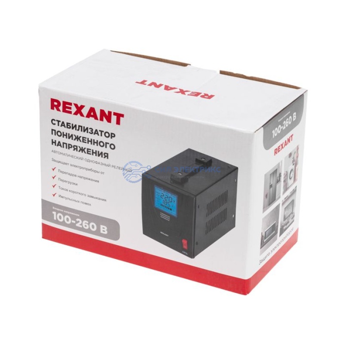 Стабилизатор пониженного напряжения REX-FR-1500 REXANT фото Стабилизатор пониженного напряжения REX-FR-1500 REXANT
