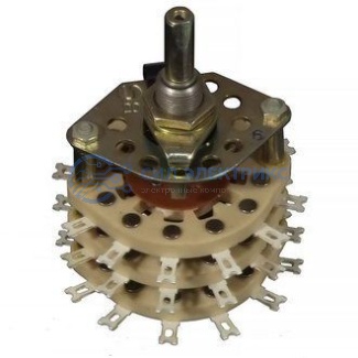 фото Переключатель ПГК‑5П6Н‑6, 5 позиций, номинальное напряжение 250 В, ток 6 А