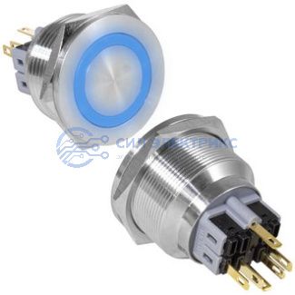 фото Кнопка антивандальная GQ28PF-11ZE/B/N on-off+off-on