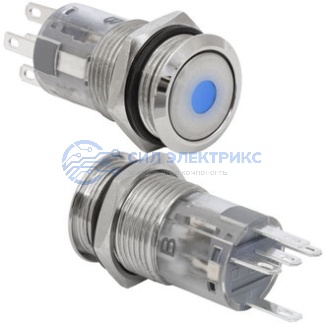Кнопка антивандальная LAS2GQF-11ZD/B/N on-on фото Кнопка антивандальная LAS2GQF-11ZD/B/N on-on