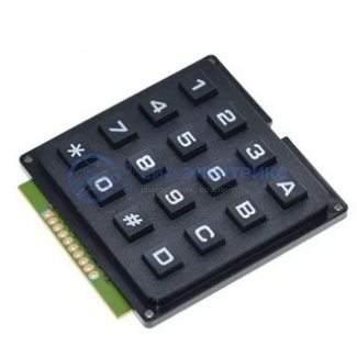 фото Клавиатура KB-16-4x4-ABS, 16 кнопок, 4x4, ABS, 5V