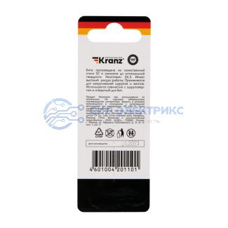 фото Бита для шуруповерта Torx T20х50 мм (2 шт./уп.) Kranz