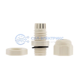 фото Кабельный ввод Кабельный ввод PG-7 (3,5-6 мм) серый (в упак. 3шт)