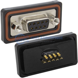 Разъем D-SUB DB-9F IP67 screw фото Разъем D-SUB DB-9F IP67 screw