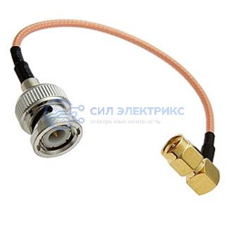 фото Высокочастотный разъем BNC-P/SMA-PR RG316 15cm