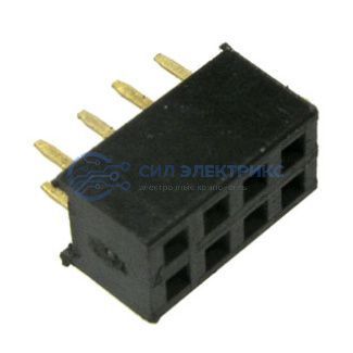 фото Гнездо для плат PBD2-8 (PBD2-2x4) 2.00 mm